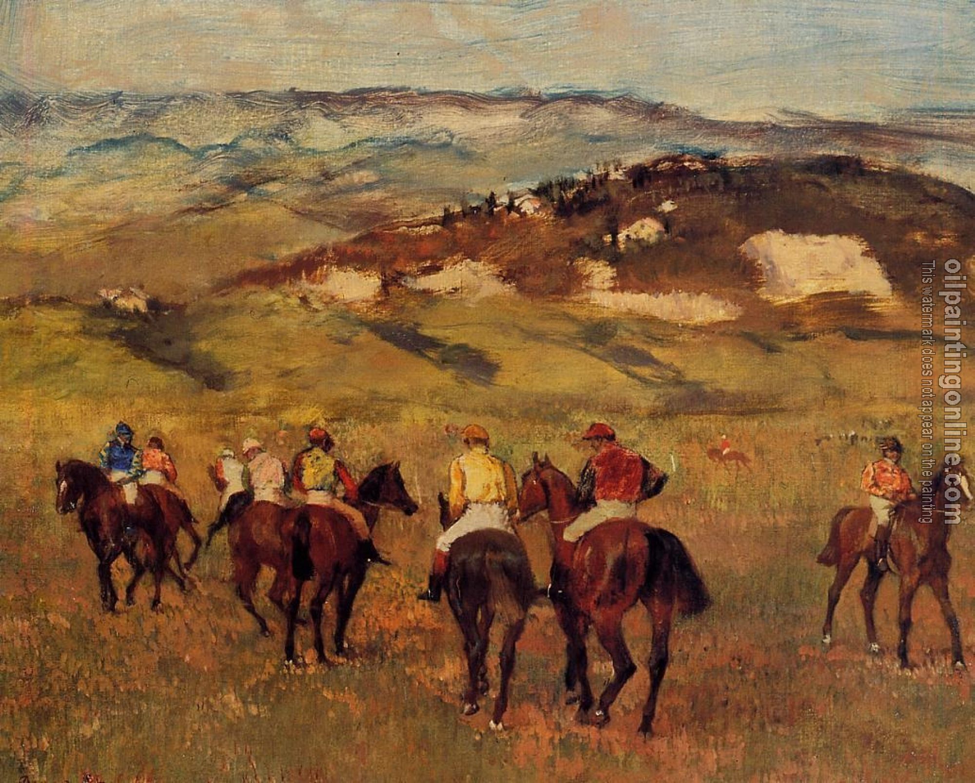 Degas, Edgar - Race Horses